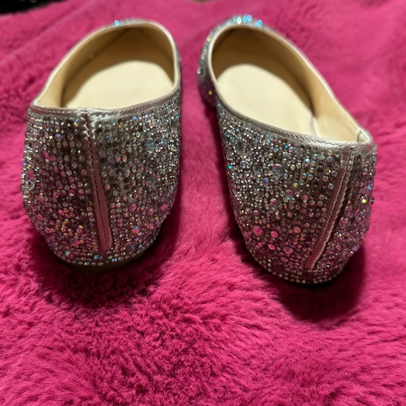 Betsey Johnson Crystal Studded Flats - Picture 13 of 13